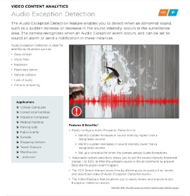 Audio Exception Detection in Los Angeles,  CA